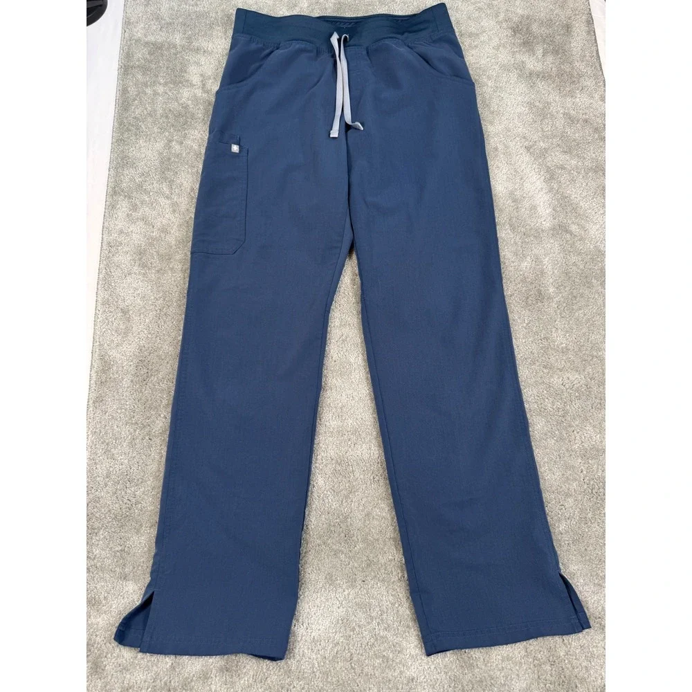 FIGS Kade Cargo Scrub Pants Navy Blue Technical Collection T21004T Mens Medium